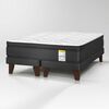 Cama Europea Drimkip 2 Plazas Hibrido Premium Base Dividida