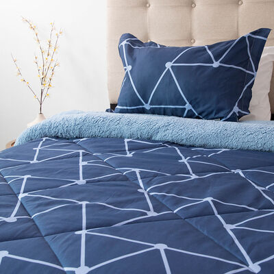 Imagen 2 del producto Plumón Doral 1,5 Plazas Senses Azul y Celeste