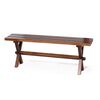 Juego de Comedor Latam Home Sevilla Salamanca 2 Sillas + 2 Bancas Cuero Kentucky Rojo