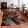 Alfombra Idetex Frise Carved Avangard 150 x 200 cm Caf&eacute;