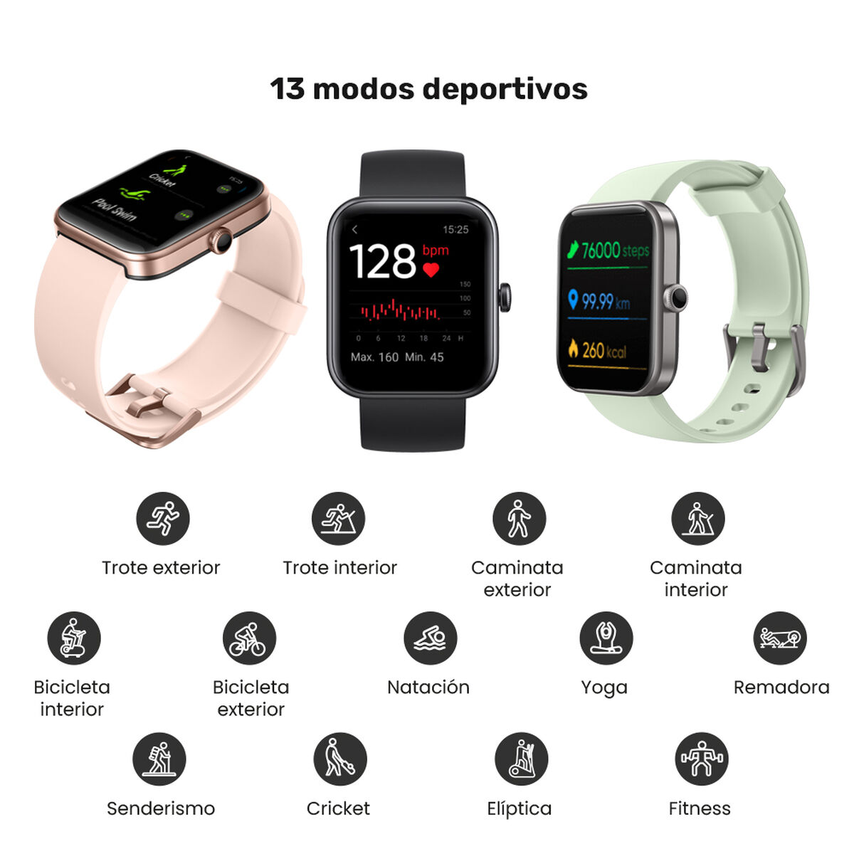 Smartwatch Lhotse Live 206 1,69" Verde