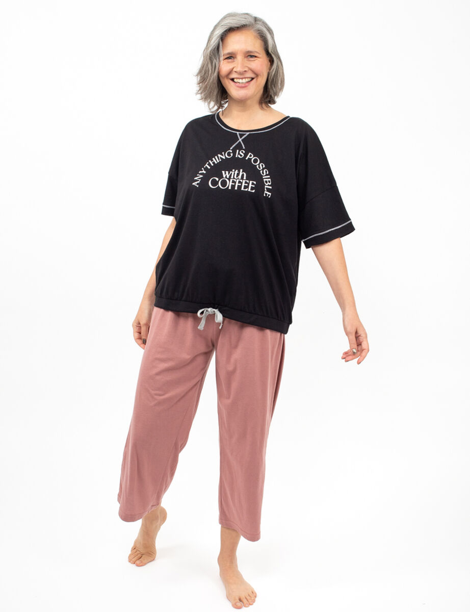 Polera de Pijama Manga Larga Mujer Portmn Club