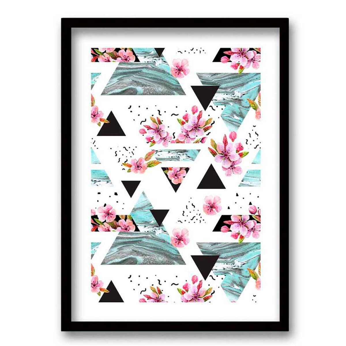 Cuadro Decorativo Retela Tri&aacute;ngulo Mar 70 x 50 cm