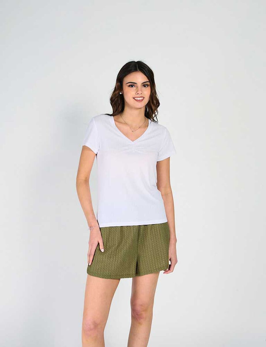 Polera Manga Corta Mujer Zibel