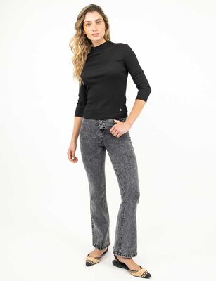 Imagen 2 del producto Polera Manga 3/4 Mujer Zibel Negro, Oliva, Rosado