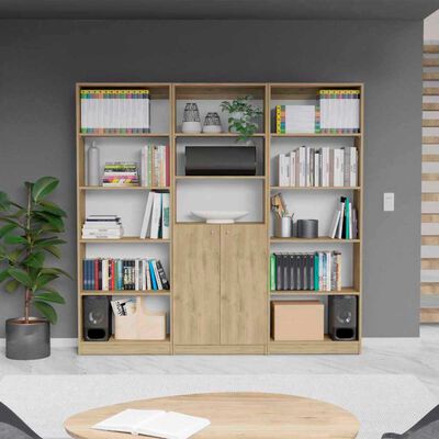 Imagen 1 del producto 2 Estantes 5 Repisas + Estante 2 Puertas TuHome Home Macadamia