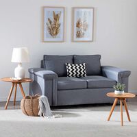 Sofá Mons Sicilia 2 Cuerpos Gris