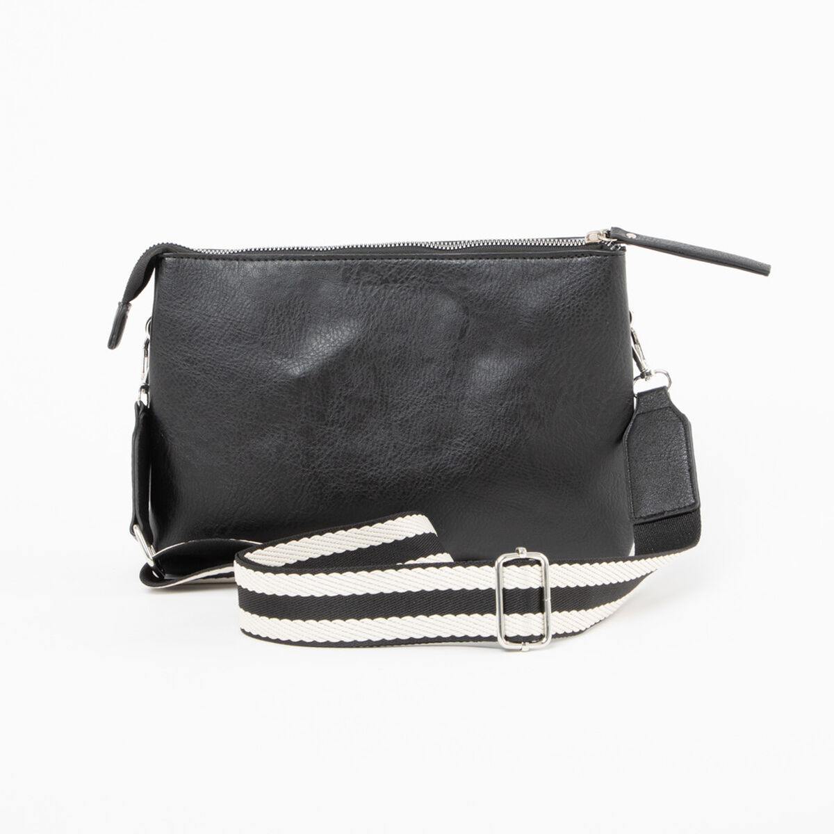 Bolso Eco Cuero Negro Fiorucci