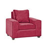 Juego de Living Innovamuebles Kahlo Sofá 3 Cuerpos + Dos Sillones 1 Cuerpo Burdeo
