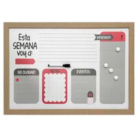 Pizarra Plástico Vgo Teenager 40 x 60 cm Caoba