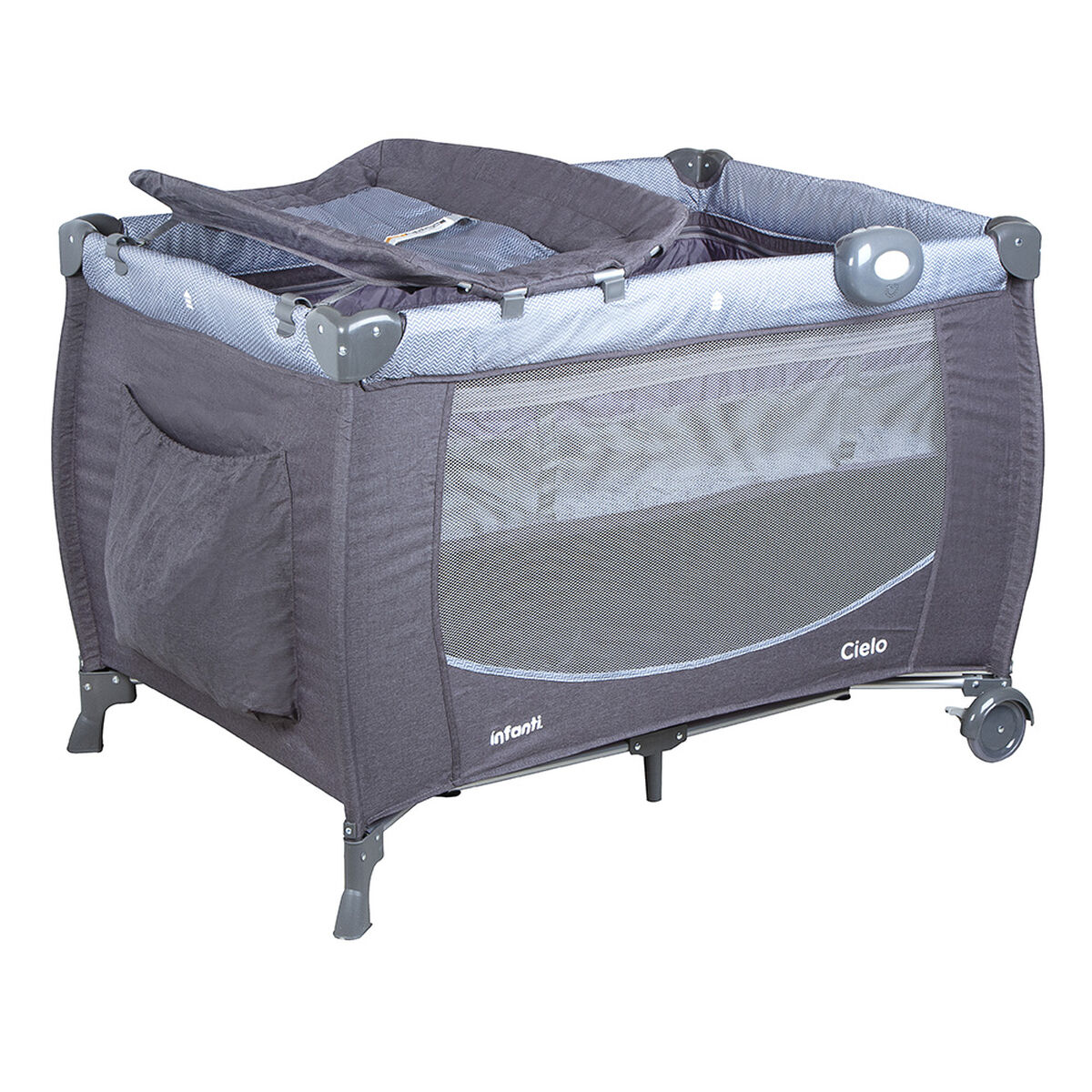 Cuna Playard Cielo Grey Dots Infanti