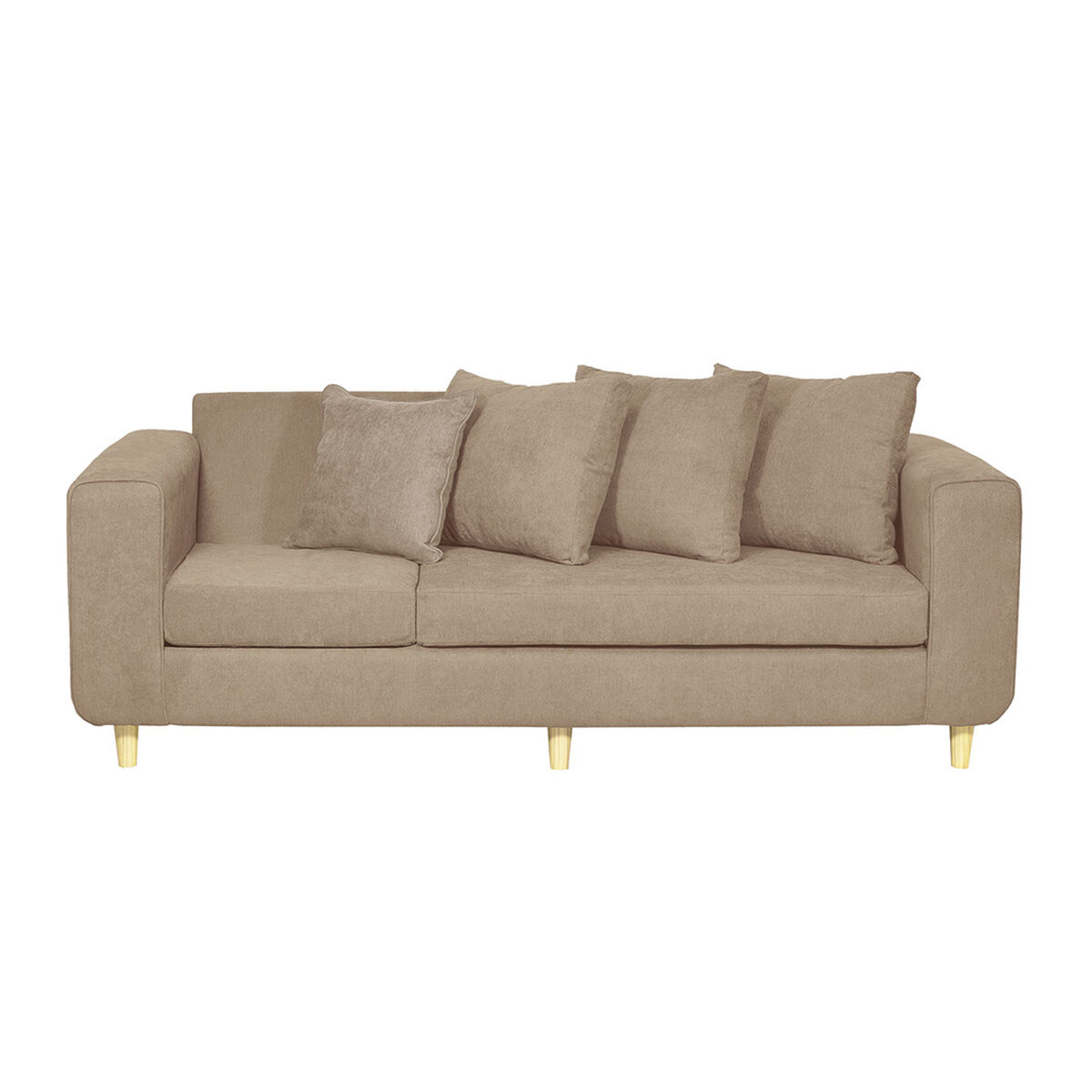 Sof&aacute; Innovamuebles Eagle Tela 3 Cuerpos Arena