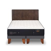 Cama Europea CIC Base Dividida King Premium + Respaldo Baker