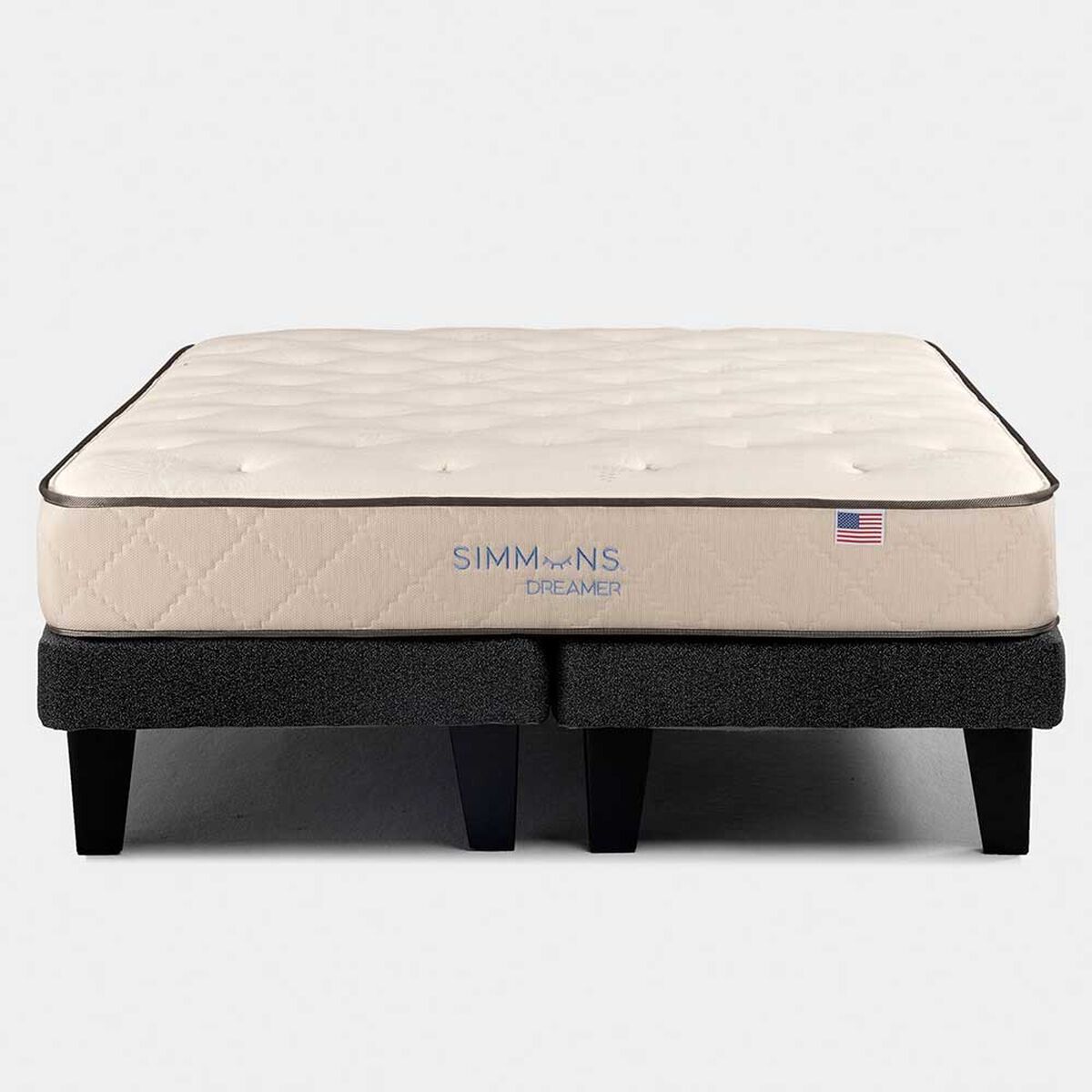 Cama Europea Simmons Base Dividida 2 Plazas Dreamer