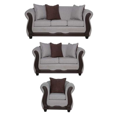 Imagen 1 del producto Juego de Living Black Factory Barcelona 6 Cuerpos Crema