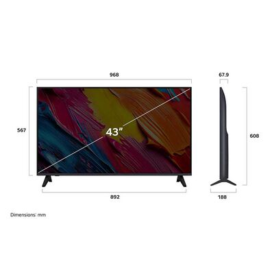 Imagen 2 del producto Smart TV LG QNED 43"" 4K UHD 43QNED70ASA 2025 + Magic Remote Control