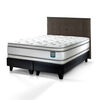 Cama Europea Flex 2 Plazas Majesty + 1 Respaldo
