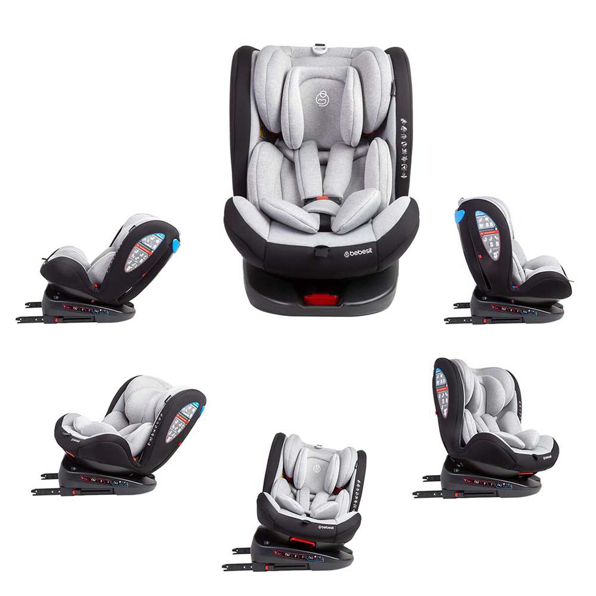 Silla de Auto Convertible Saturno 7792LG Bebesit