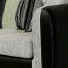 Juego de Living Elegant Detail Oklahoma Sof&aacute; 3 Cuerpos + Sof&aacute; 2 Cuerpos Gris Plata