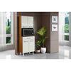 Mueble para Microondas Casanova 4 Puertas White