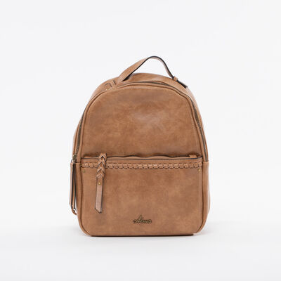 Mochila Ecocuero Camel Alma