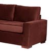 Sof&aacute; Seccional Izquierdo Latam Home Livorno 3 Cuerpos Chocolate