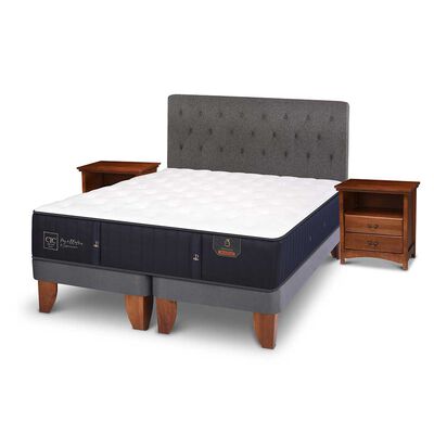 Imagen 2 del producto Cama Europea CIC Base Dividida King Premium + Respaldo + Veladores