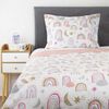 Cubrecama Infantil Estampado Casanova Kids 1,5 Plazas Rainbow