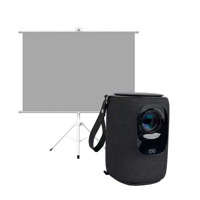 Proyector Portatil Smart Nova 9000lm + Telón 60" LEVO