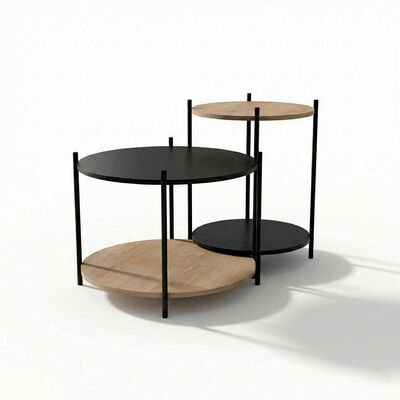 Set 2 Mesas Living Home Mobili Genk