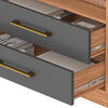 Rack TV Vekkahome Alerce Hasta 70" Caf&eacute;