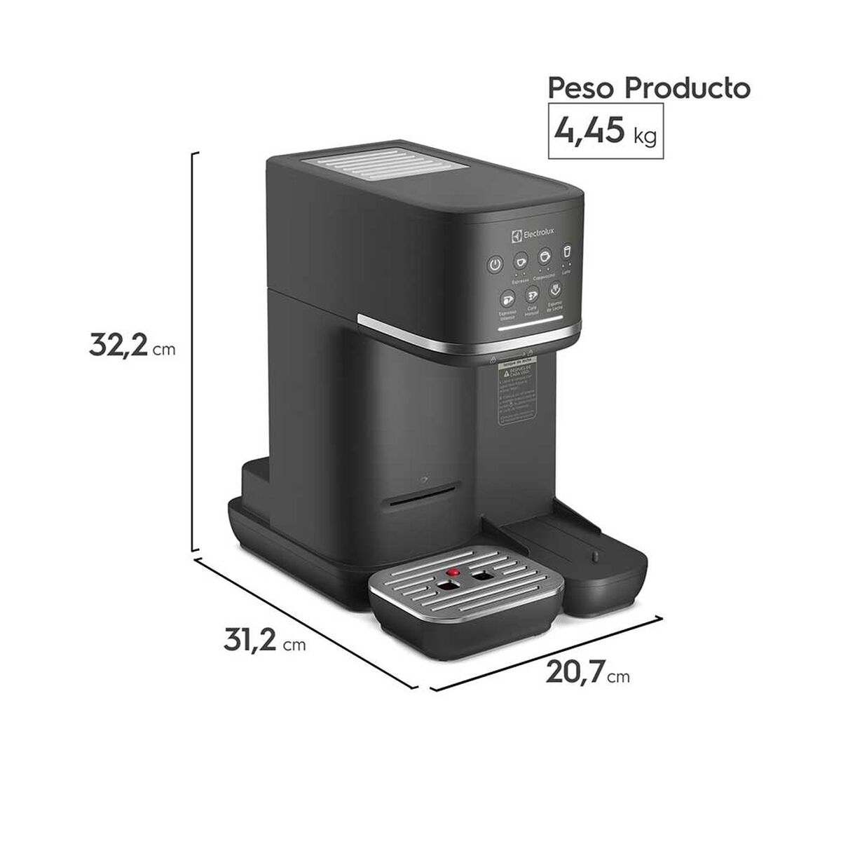 Cafetera Espresso Electrolux ECM70 1,25 L