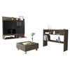 Combo Panel TV 55" + Arrimo + Mesa de Centro TuHome Beijing 54