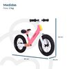 Bicicleta Balance Bike Rosa Bebesit