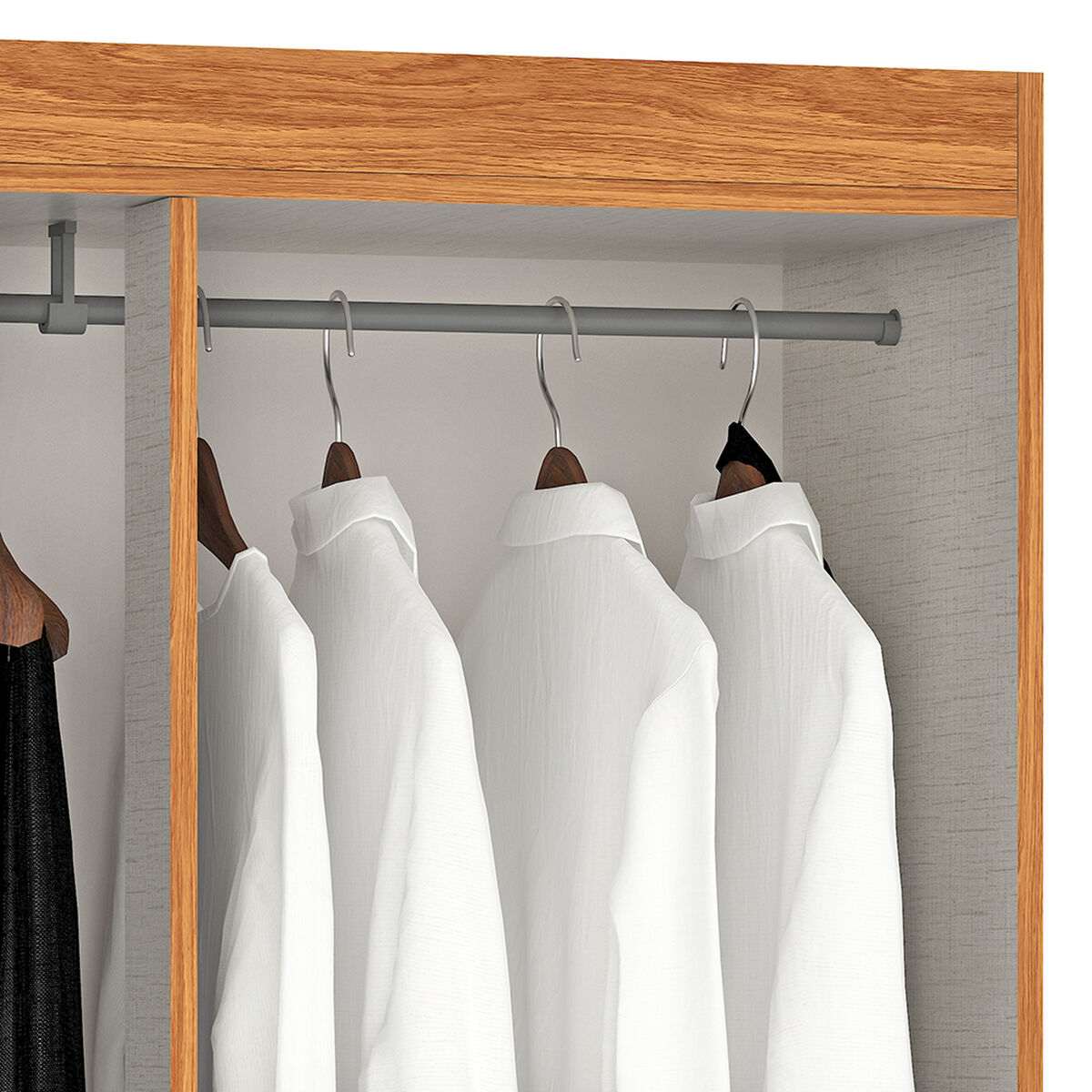 Cl&oacute;set Vekkahome Coimbra 6 Puertas 2 Cajones Blanco