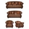 Juego de Living Black Factory Estambul 7 Cuerpos Terracota