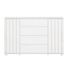 C&oacute;moda Vekkahome Evidenza 4 Cajones Blanco