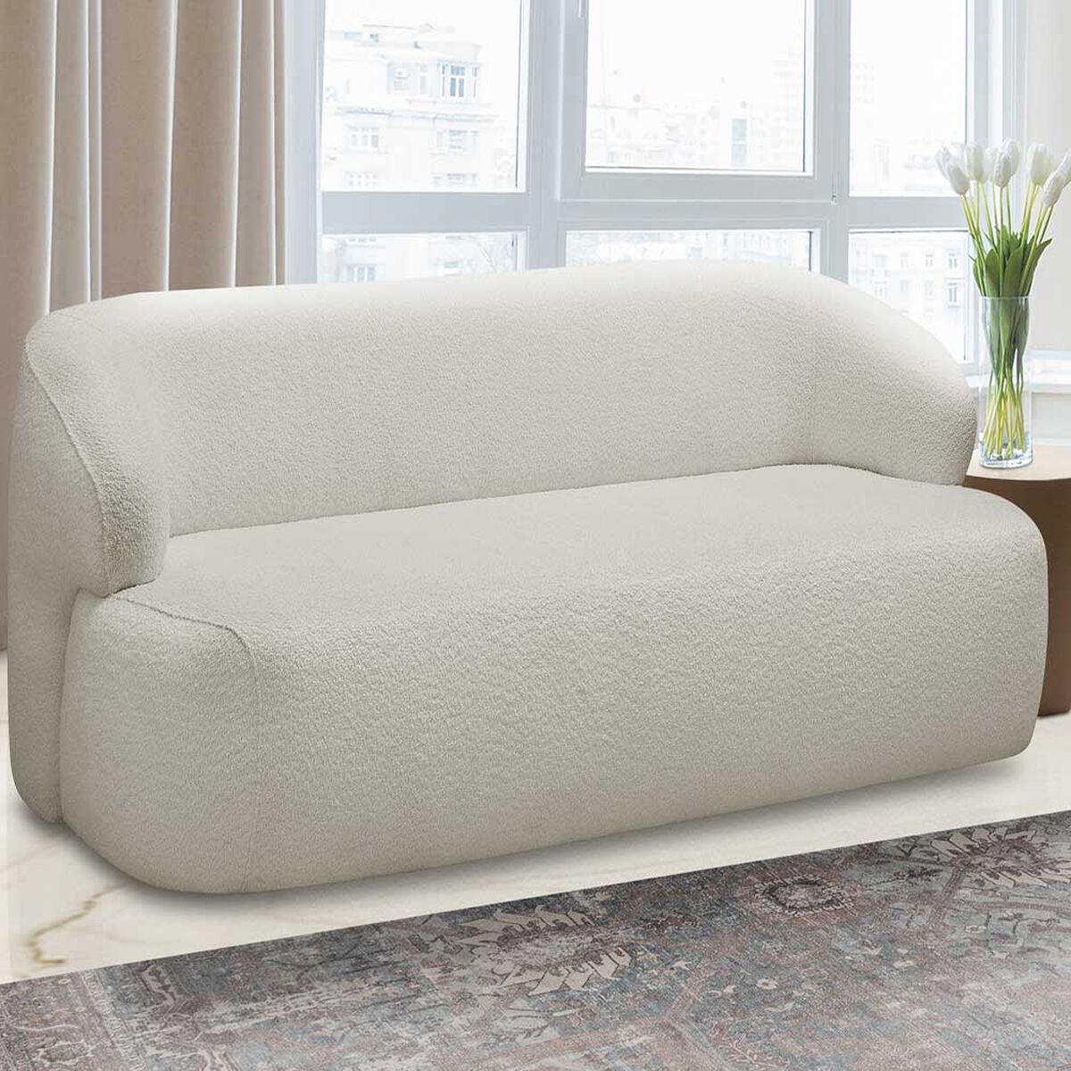 Sofá Amuv Chandon 3 Cuerpos Beige