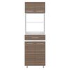 Mueble para Microondas Tuhome Luna 4 Puertas 1 Caj&oacute;n Blanco