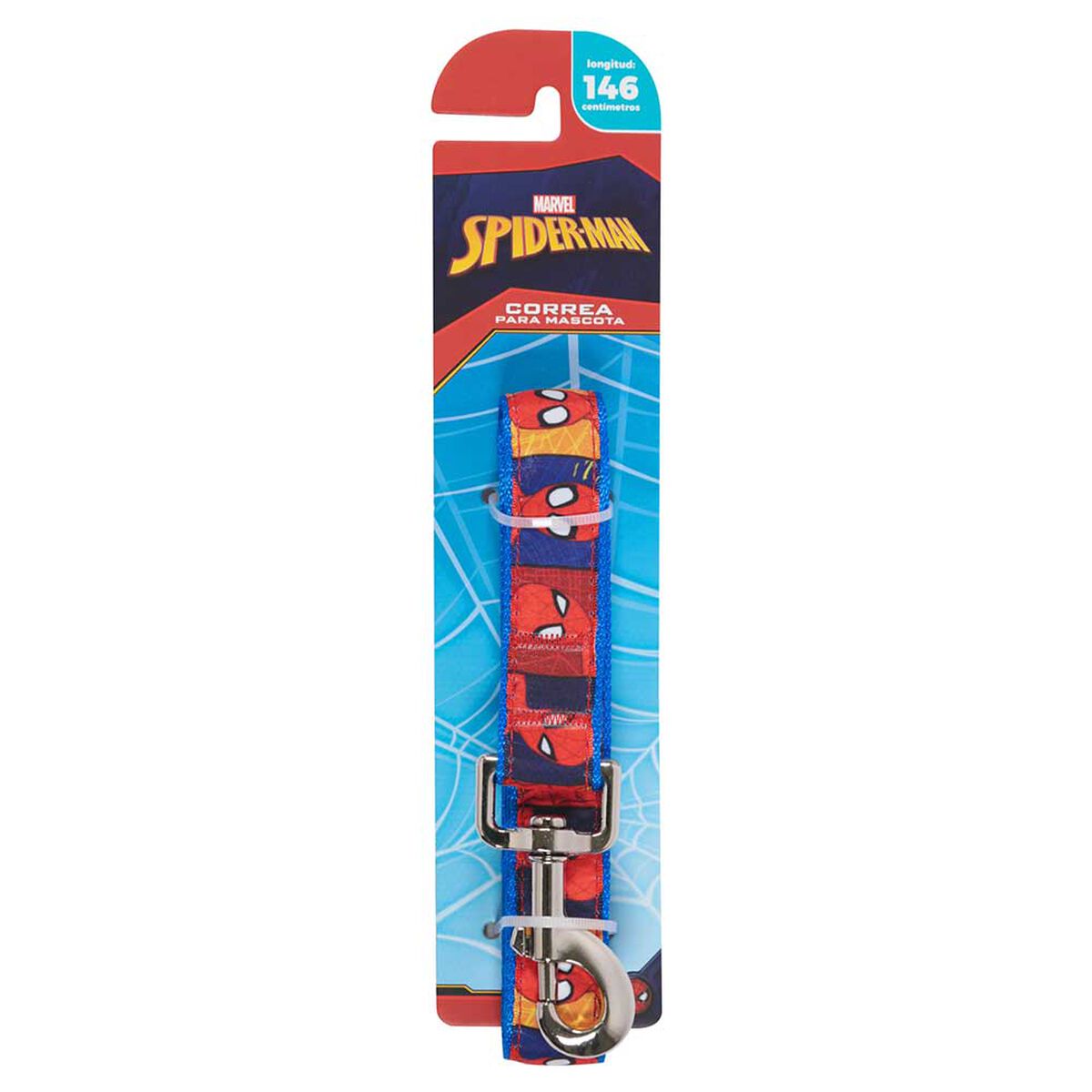Correa Para Mascota Spiderman 146cm Longitud