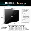 QLED 43" Hisense 43Q6QV Ultra HD 4K