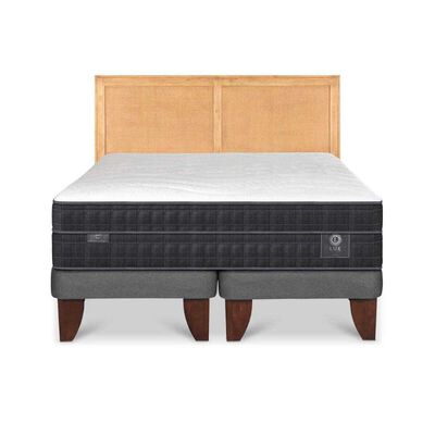 Cama Europea CIC King Lux + 1 Respaldo Sava