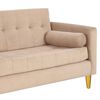 Sofá Bodevir Retro Felpa 01 3 Cuerpos Beige 
