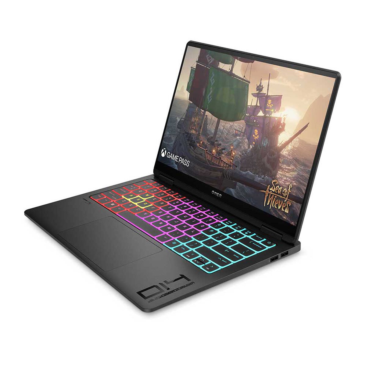 Notebook Gamer HP OMEN Transcend 14-fb0004la Core Ultra 9  32 GB RAM LPDDR5x-7467 MHz (integrada) 2TB 14" GPU NVIDIA® GeForce RTX™ 4070 para laptop (GDDR6 de 8 GB dedicada)