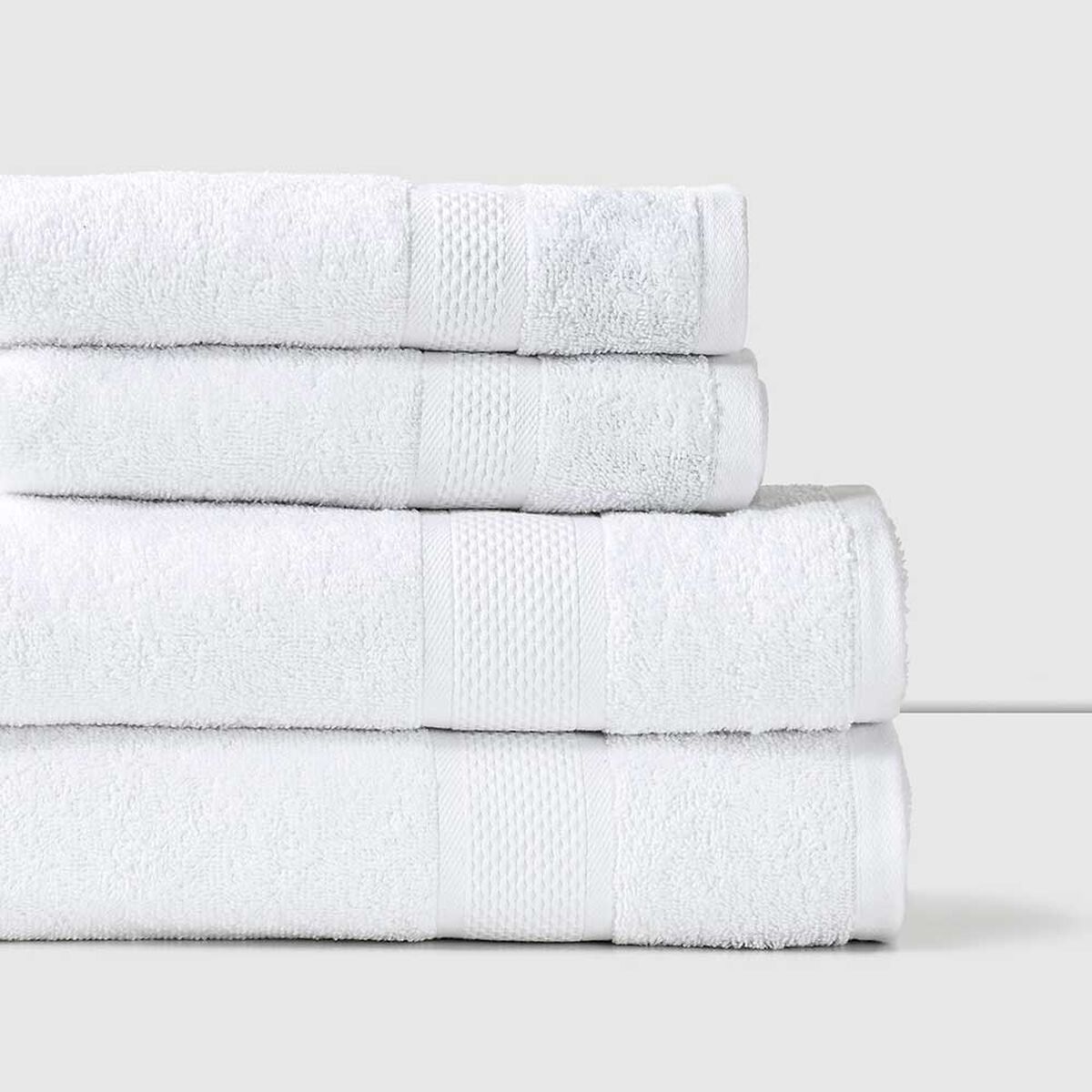 Set 4 Toallas American Family Blanco