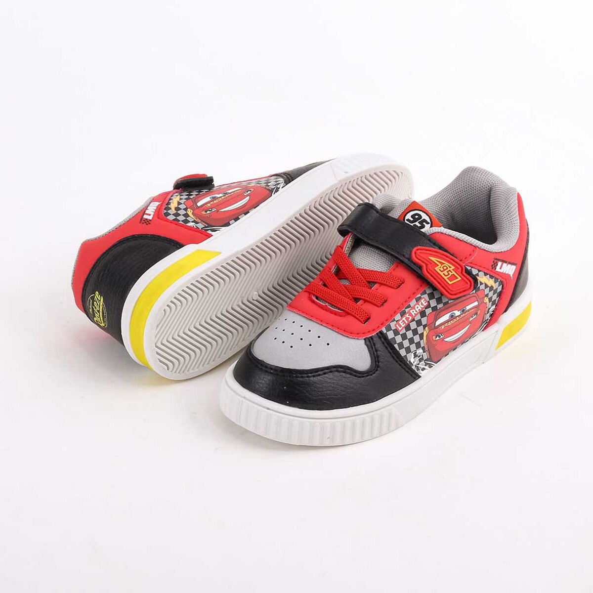 Zapatilla Con Luces Personaje Ni&ntilde;o Cars