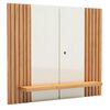 Panel TV Roca Iguapé Hasta 60" Blanco Roble