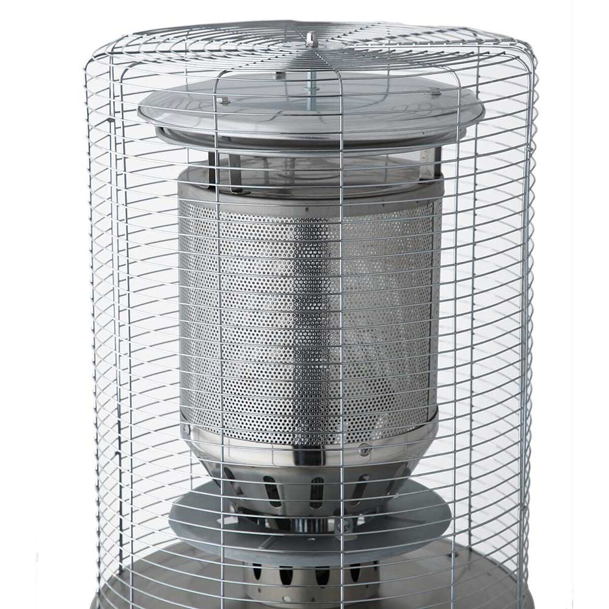 Estufa a Gas Exterior Terraza Klyma Cildro LW Inox 1,35 mts.