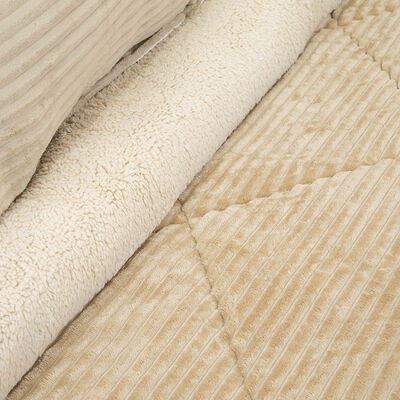 Imagen 2 del producto Cubrecama Doral 1,5 Plazas Beige Cotelón