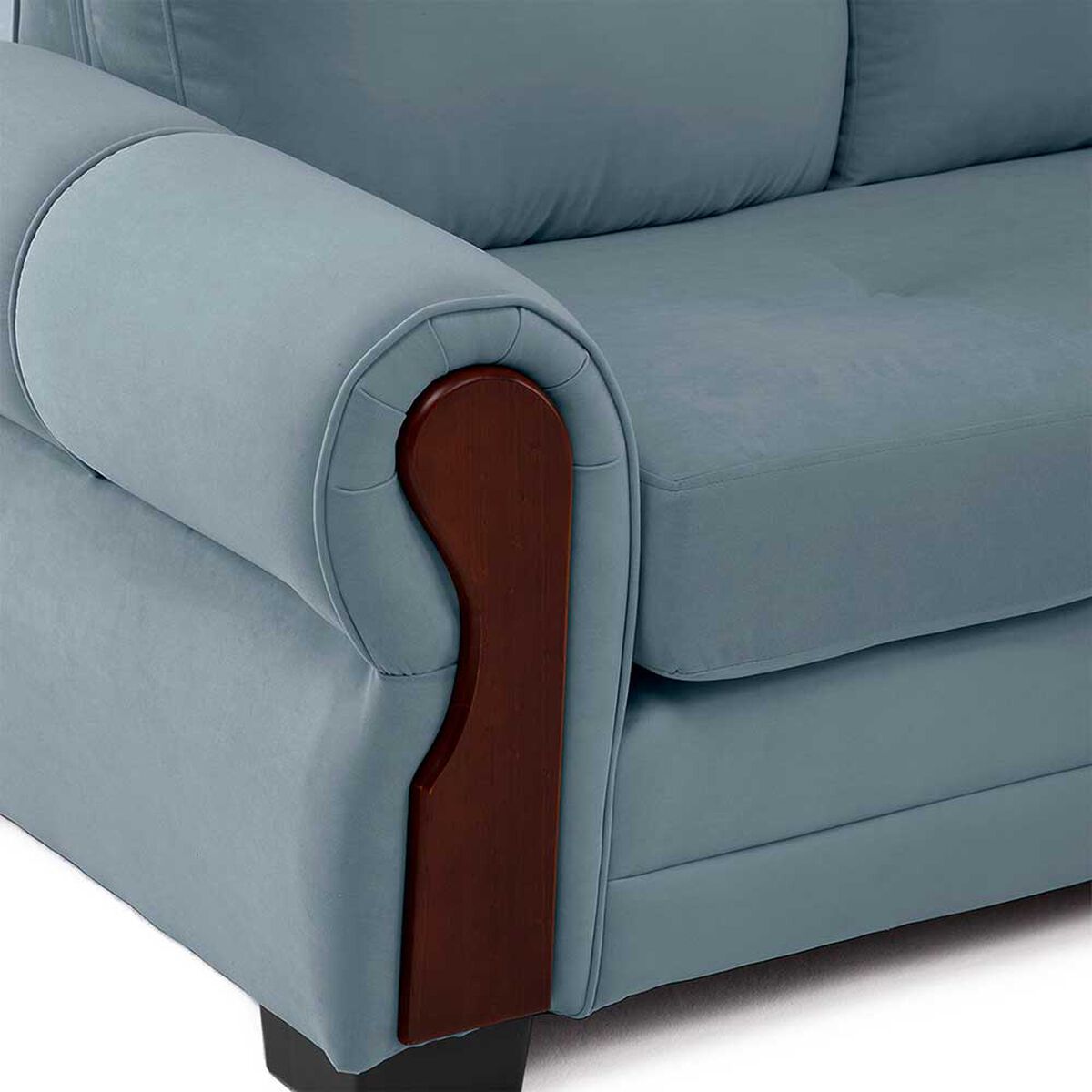 Sof&aacute; Seccional Living Factory Oregon 4 Cuerpos Gris